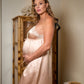 Luxurious Pure Silk Maternity Nighty Dress