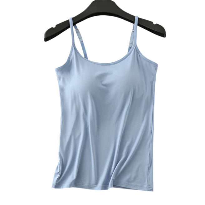 Sustainable Loungewear Vest with built in bra