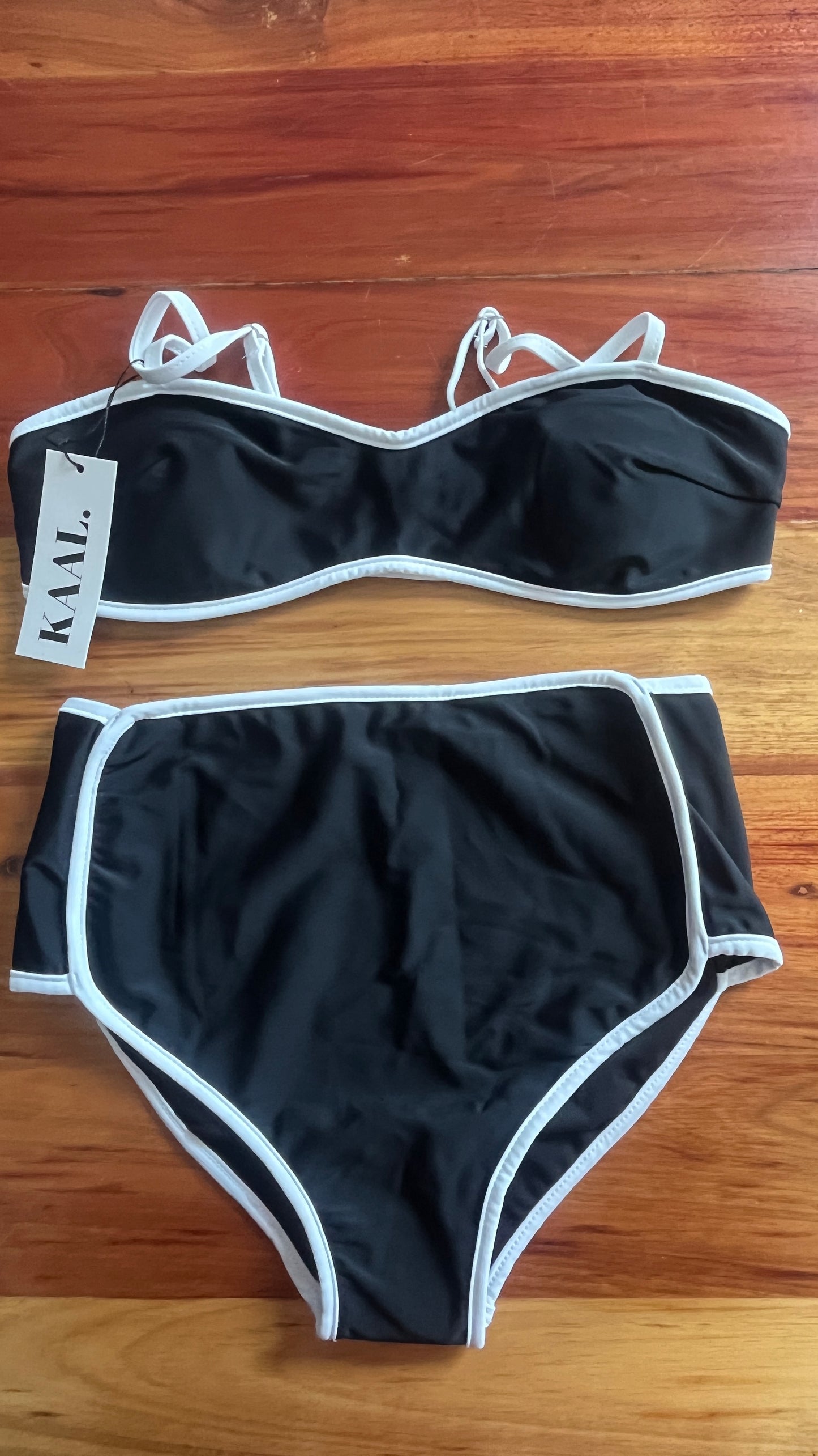 Active Bikini Black & White Bikini