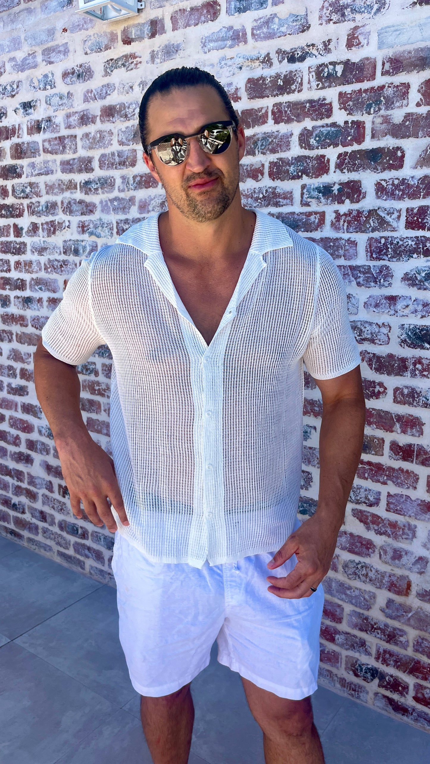 Milano cotton knitted shirt