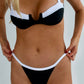 Black and White Push up Bikini