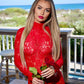 Red Lace Dress