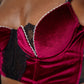 Red Velvet Lingerie Set