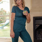 Sustainable Lounge Outfit with Built in bra, 3/4 Pants.
