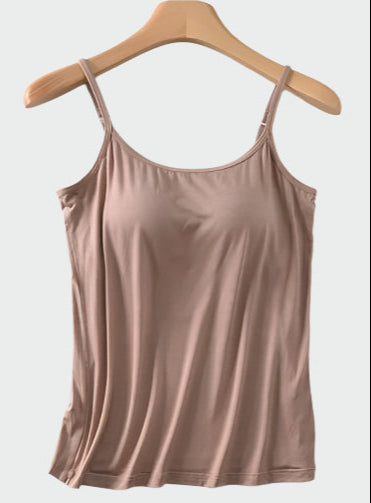 Sustainable Loungewear Vest with built in bra