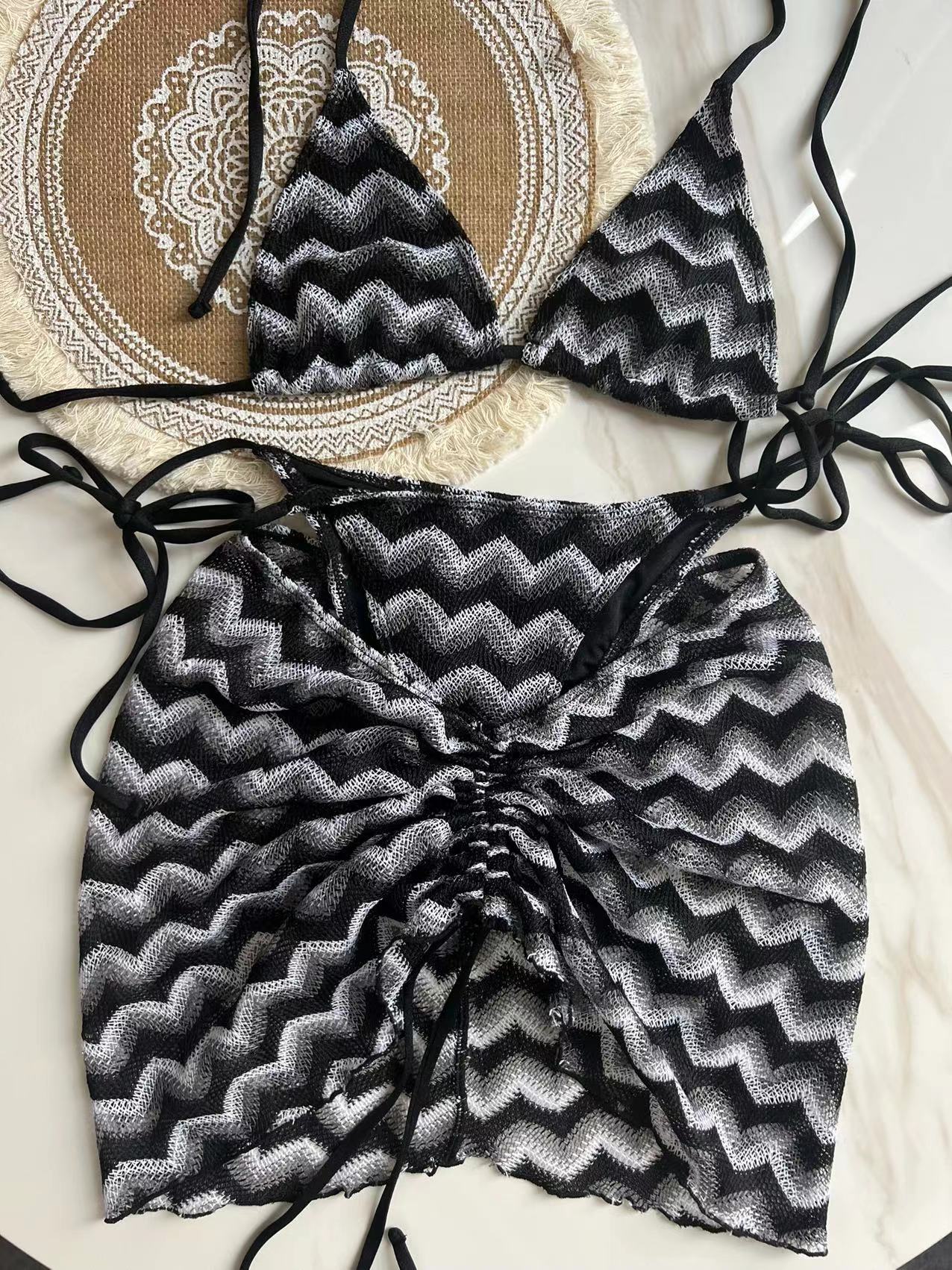 Ocean Breeze Bikini and Skirt set